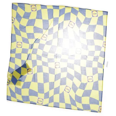 Bandana (Blå, Gul) från Lidl Bomull