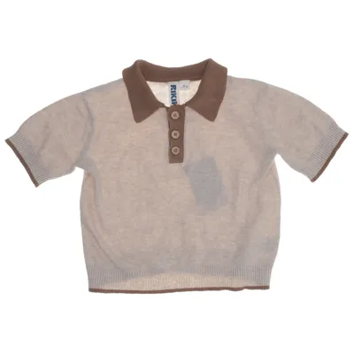 Pikétröja (Beige, Brun) från Rikiki Bomull