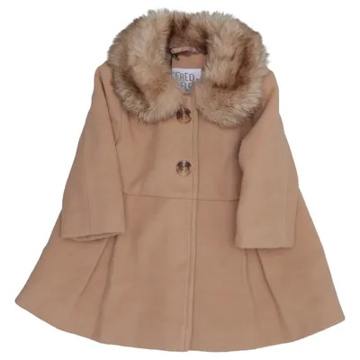 Frakke (Brun) fra Fred & Flo Akryl, Elastan, Polyester, Viscose