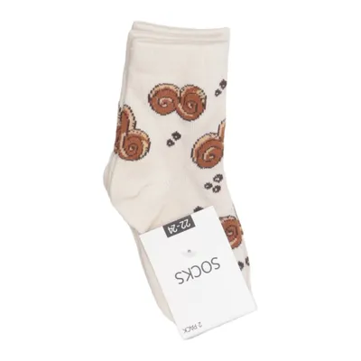 Strümpfe (Beige, Braun) von Socks Baumwolle, Elasthan, Polyester