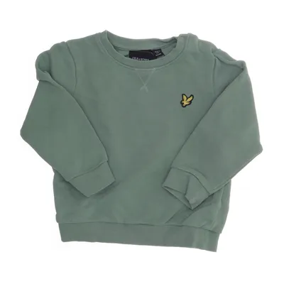 Collegetröja (Grön) från Lyle & Scott Bomull, Elastan