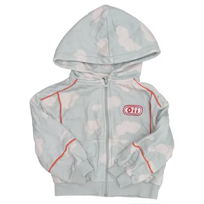 Sweat à capuche (Vert, Blanc) de Oii Coton