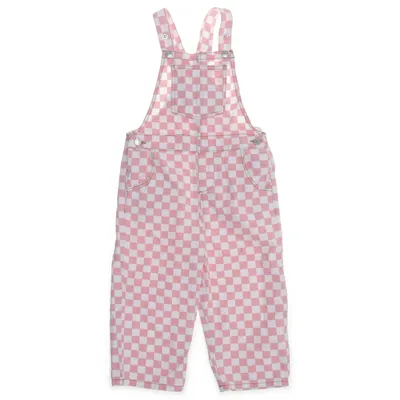 Dungarees (Pink, White) from Zara Cotton
