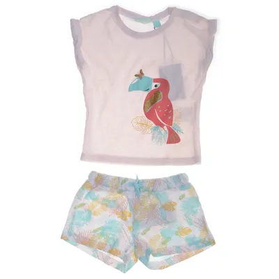 Set (Rosa, Flerfärgad) från Impidimpi Bomull