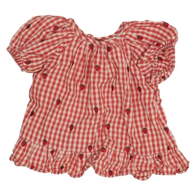 Top (Red, White) from Flöss Organic cotton