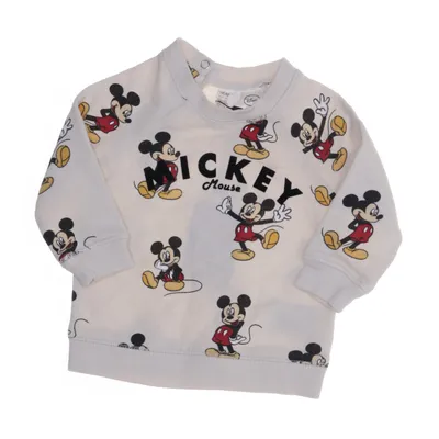 Collegetröja (Vit, Flerfärgad) från H&M x Disney Bomull, Elastan, Polyester