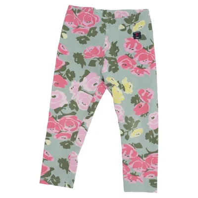Leggings (Grøn, Pink, Gul) fra Polarn O. Pyret Bomuld, Elastan