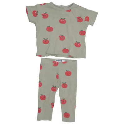 Pajamas (Green, Red) from Rikiki Cotton