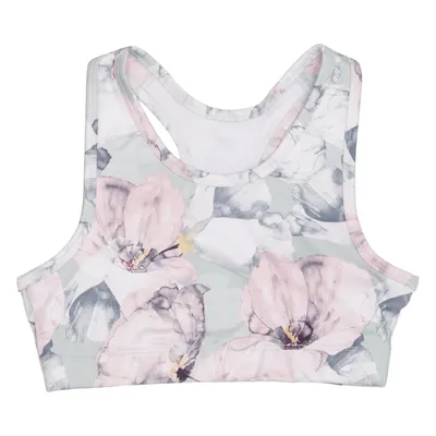 Sports bra (Green, Pink, Multicolored) from SOC Elastane, Polyester