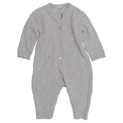 Barboteuse (Gris) de Lorita Cachemire, Laine de mouton