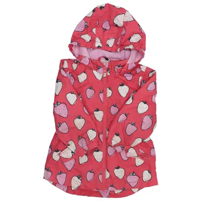 Regnjacka (Röd, Rosa, Flerfärgad) från Lindex Kids Bomull, Polyester