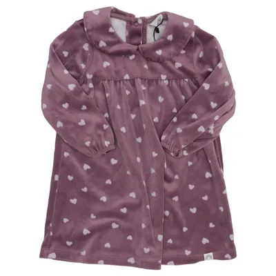Dress (Purple) from Lindex Baby Elastane, Polyester