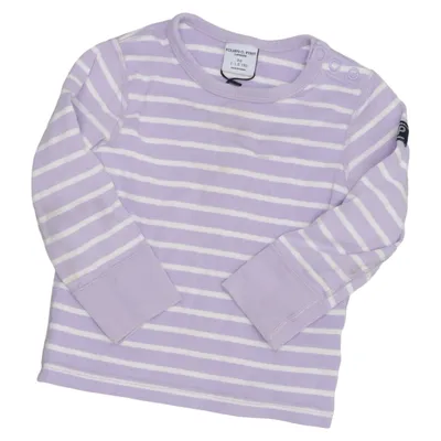 Long sleeve T-shirt (Purple, White) from Polarn O. Pyret Organic cotton