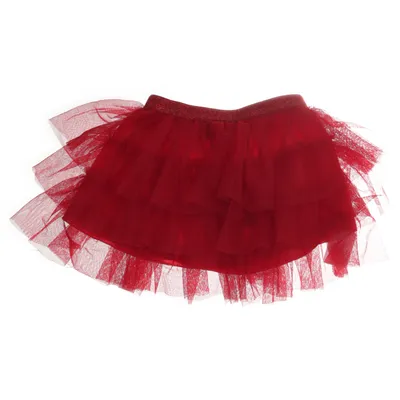 Tulle skirt (Red) from KappAhl