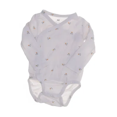 Romper (Wit, Meerkleurig) van H&M Katoen, Elastaan