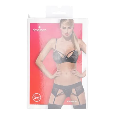 Ondergoed set (Wonderia Set) van Obsessive Elastaan, Polyamide