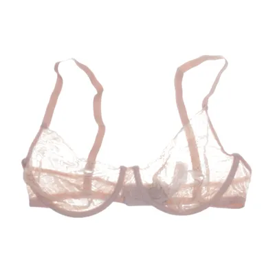 Bra (Beige) from Hanro of Switzerland Elastane, Polyamide