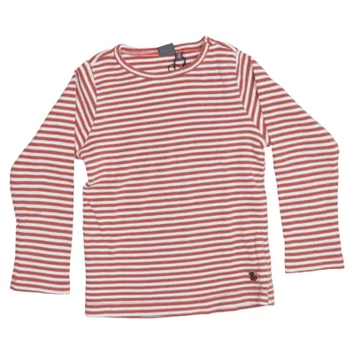 Long sleeve T-shirt (Red, White) from Babyface Cotton, Elastane