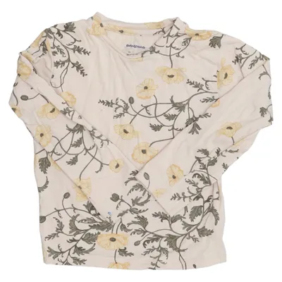 Langærmet t-shirt (Beige, Gul, Grøn) fra Garbo & Friends Elastan, Økologisk bomuld