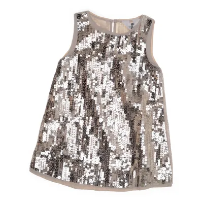 Kjole (Beige, Sølv) fra H&M Polyester