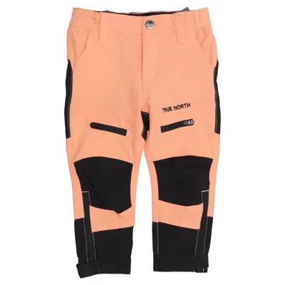Friluftsbyxor (Orange, Svart) från True North Elastan, Polyester