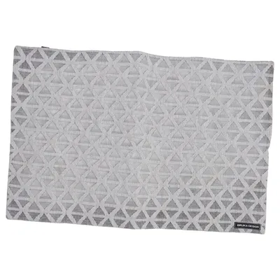 Set de table (Gris, Blanc) de Bruka Design Coton, Lin