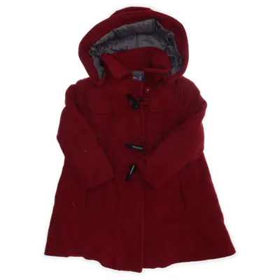 Duffle coat (Red) from Aletta Acetate, Cashmere, Polyamide, Wool, Viscose