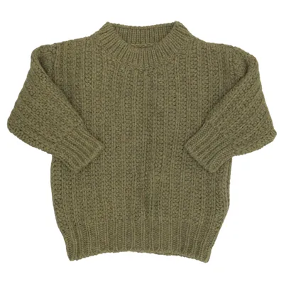 Strickpullover (Grün) von Play Up Wolle
