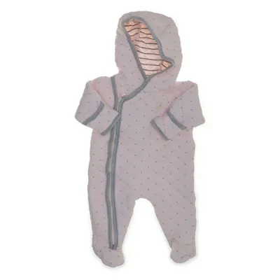 Grenouillère (Rose, Gris) de Fixoni Coton, Polyester