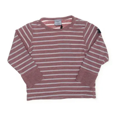 Long sleeve T-shirt (Pink, White) from Polarn O. Pyret Organic cotton