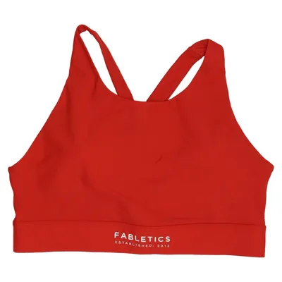 Sport-bh (Rood) van Fabletics Elastaan, Polyamide, Polyester