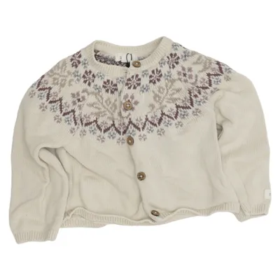 Kofta (Beige, Flerfärgad) från Newbie by KappAhl Ekologisk bomull