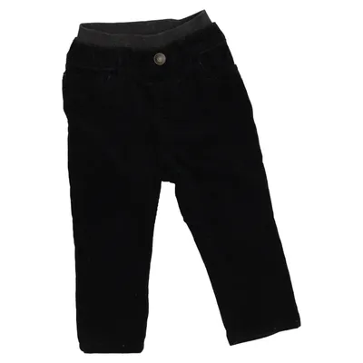 Pantalon en velours (Noir) de H&M Baby Coton, Élasthane