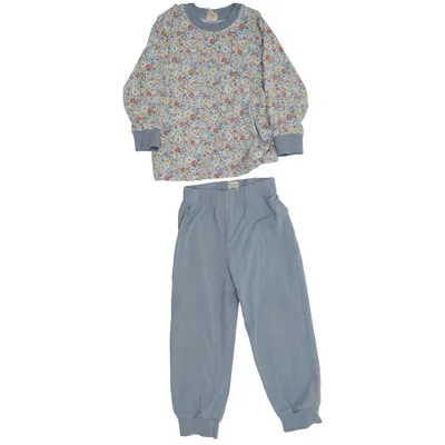 Pyjama (Blauw, Meerkleurig) van Alana Katoen, Elastaan