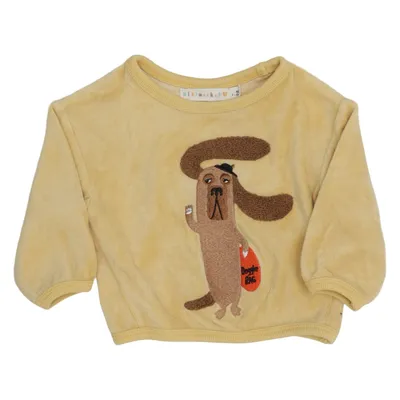 Sweatshirt (Jaune) de Mini Market Coton, Polyester