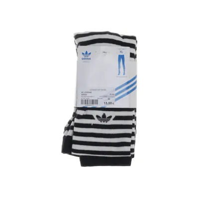Leggings (Sort, Hvid) fra Adidas Bomuld, Elastan, Nylon