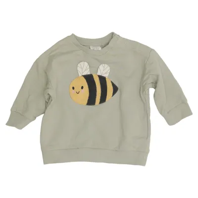 Sweatshirt (Green) from Lindex Cotton, Elastane