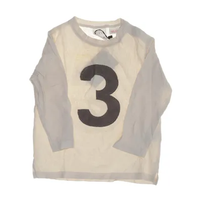 Long sleeve T-shirt (Beige) from Zara Cotton