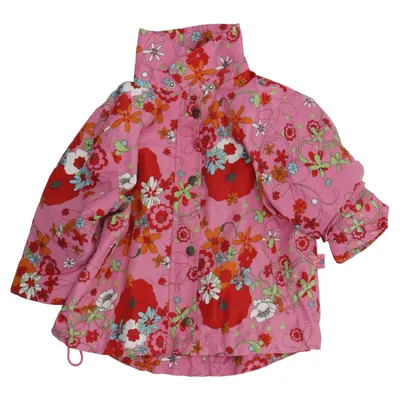 Regnjakke (Pink, Flerfarvet) fra Me Too Akryl, Bomuld, Elastan, Polyester