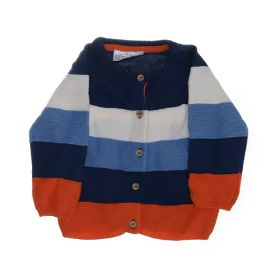 Strickjacke (Blau, Orange, Weiß) von Ergee Baumwolle