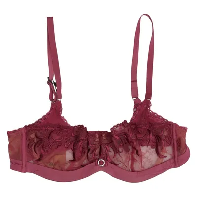 Bra (Purple) from Lisca Elastane, Polyamide