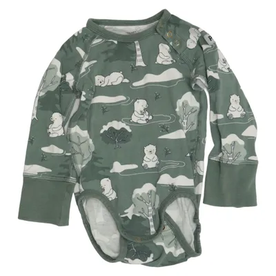 Body (Green, White) from Polarn O. Pyret Organic cotton
