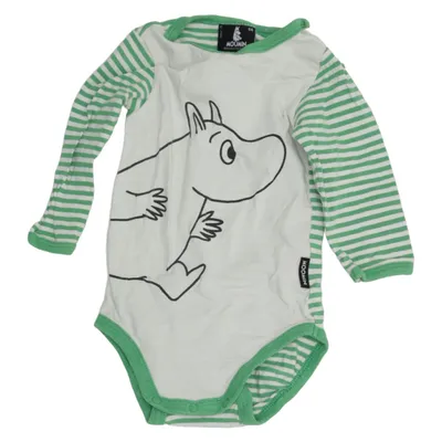 Body (Vert, Blanc, Multicolore) de Moomin by Lindex Élasthane, Coton biologique
