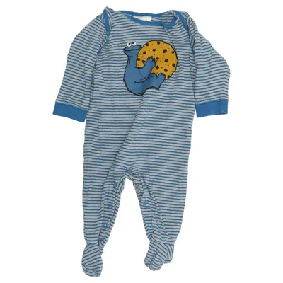 Barboteuse (Bleu, Gris) de Sesame Street x H&M Coton, Viscose