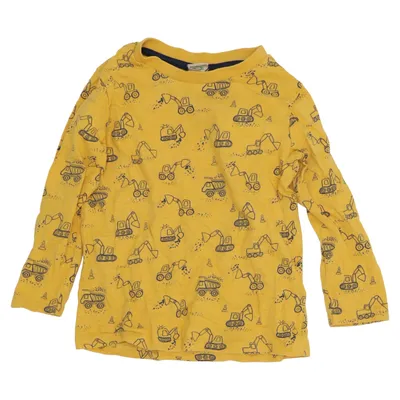 T-shirt à manches longues (Jaune, Bleu) de Alana Coton
