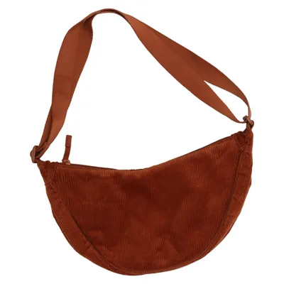 Shoulder-bag (Brown) from Uniqlo Cotton, Polyester
