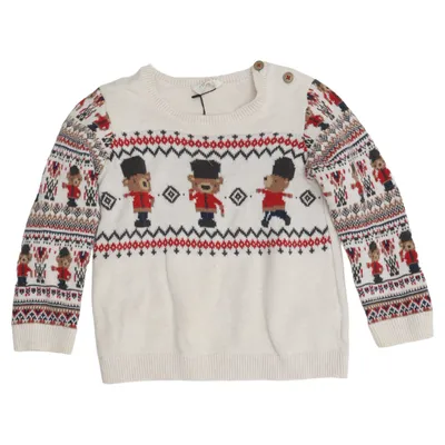 Christmas sweater (Beige, Multicolored) from Next Baby Cotton