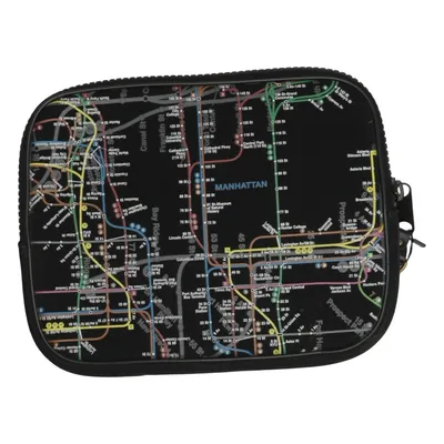 Étui pour tablette (Noir, Multicolore) de NYC Subway Line