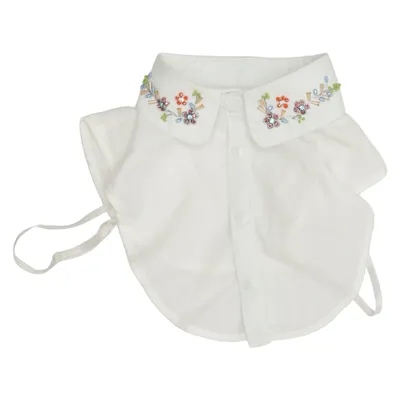 Shirt collar (White) Polyester