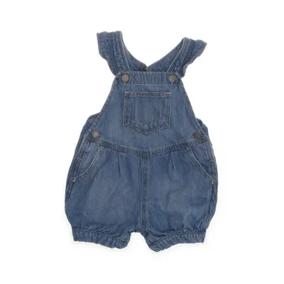 Korte tuinbroek (Blauw) van BabyGap Katoen